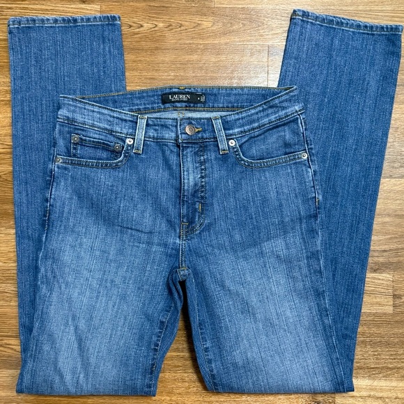 Lauren Ralph Lauren Denim - Lauren Ralph Lauren medium wash tall classic cut denim jeans size 6 32 inseam EC